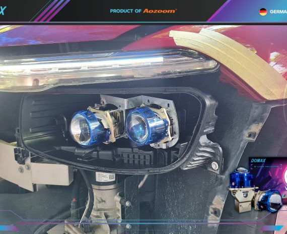 Độ đèn bi laser Vinfast Lux A - Omega và Xled Pro